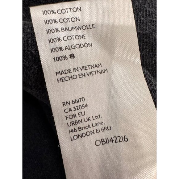 We The Free Women's Size XS Distressed Black Short Sleeve Pocket T-Shirt - Picture 10 of 11